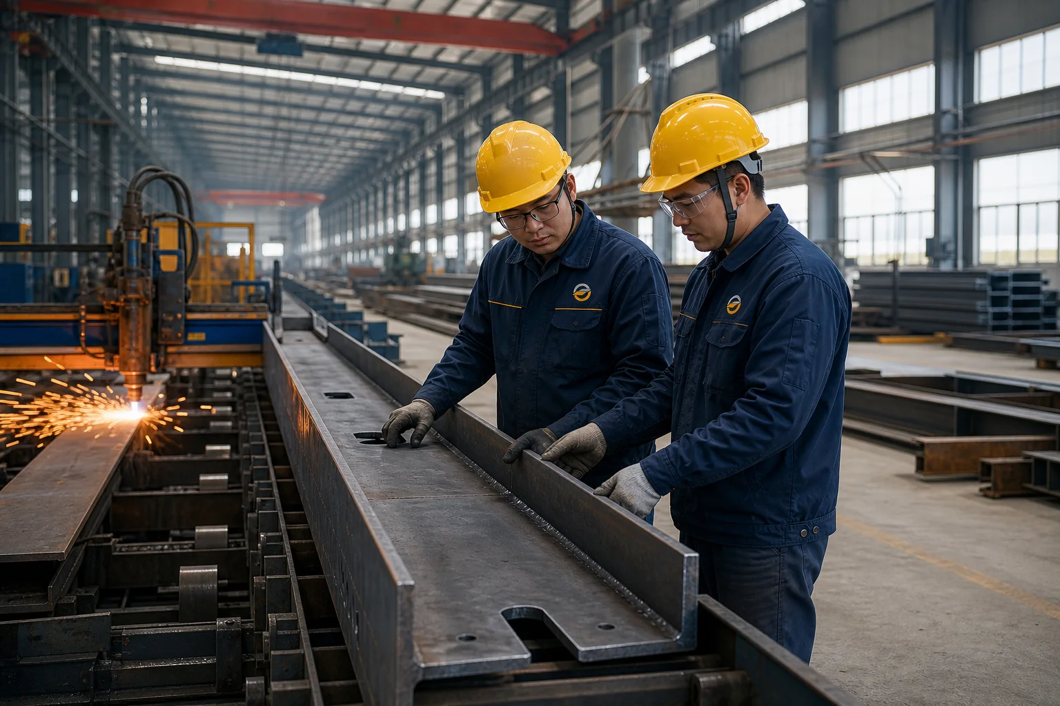 Material & Precision Cutting at the LOONG trailer factory