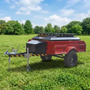0.5 Ton Single Axle Camping Transport Trailer Small Utility Car Trailers