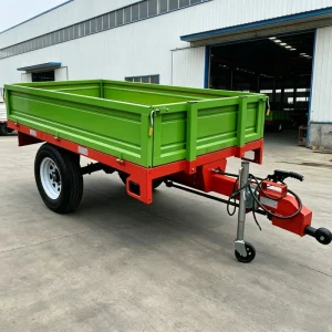 1.5T Q235 Steel Farm Trailer with Hydraulic Tipper for Tractor Agriculture & Garden Use
