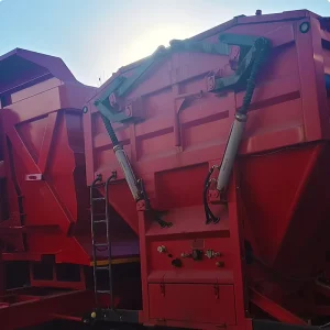 10 30 Ton Agriculture Farm Trailer 4 Wheel Hydraulic Dump Tractor Tow with Axle Core Component