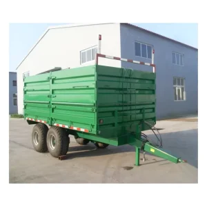10 Ton Agricultural Double axle Trailers Dump Farm Trailer Farm Tractor Truck Trailer
