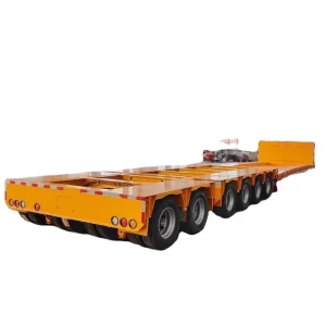100 Tons Low Bed Trailer Special Transportation Special Vehicle