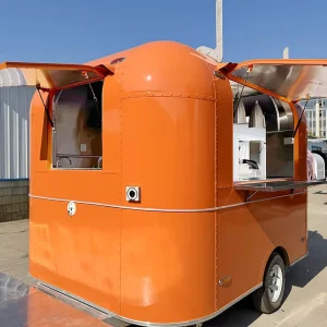 10FT Crepe Pizza Burger Food Truck CE Mobile Fast Food Van Coffee Cart Trailer Bbq Food Trailer for Sale Usa with DOT