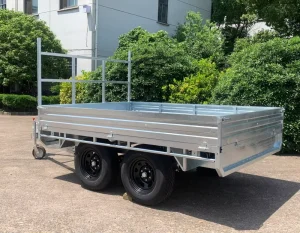 10x7ft Customized Multi Functional Flat Top Heavy Duty Box Trailer