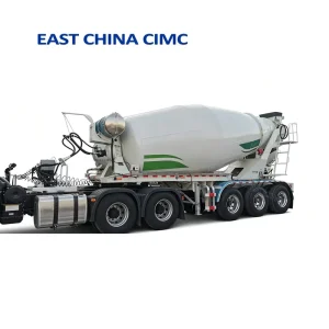 12 Cubic Meters Concrete Transit Mixer Trailer Hydraulic System