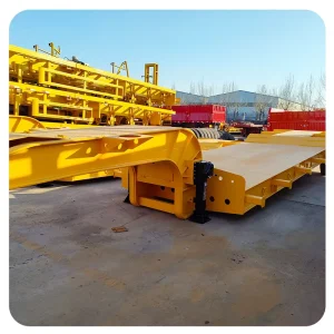 12 Meter 5 Axle Used Low Loader Truck Semi Trailer Lowbed Truck