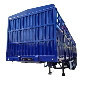 12.5m Fence type Aluminum Alloy Cargo Logistics Semi trailer with >30000kg Payload and Air Suspension