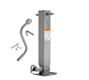 12000lbs Heavy Duty Square Side wind Drop Leg Trailer Jack Stand
