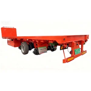 12m 3 Axle 53 Foot 40ft Truck and Trailer High Capacity Container Loading Flatbed Semi Trailer