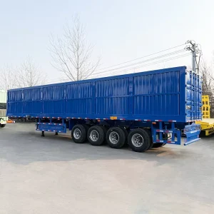 14-Meter 4 Axles Box Semi-Trailer Made in China for Light Cargo
