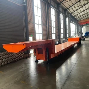 140 Tons 10 Axles Extendable Lowbed Semi Trailer for Sale in Saudi Arabia