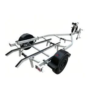 15 Feet Alloy Single Axle Trailer Aluminum Boat Trailer for Lightweight Boats