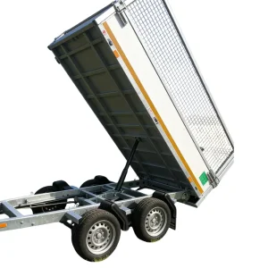 16FT Enclosed Box Trailer Double Axle Cargo Utility Trailer with Side Door for Moving Storage Cargo Transport with Cage