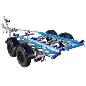 19ft Boat Trailer Customizable Aluminum Boat Trailer with Adjustable Poly Bunks