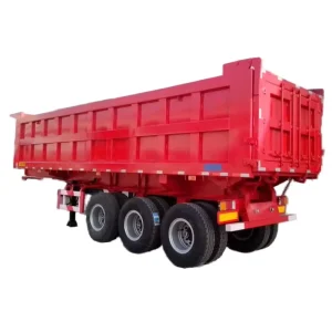 2 3 4 Axle Rear Tipping Dump Semi trailer Tilting Truck Dump Truck for Cargo Transport