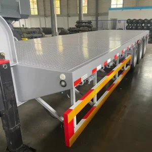 2/3/4 Axles 80t Loader Low Boy Trailer Gooseneck Semi Trailers Low Bed Truck Trailer 60 Ton Low Bed Trailer