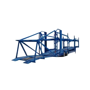 2 3 4 Axles Heavy Duty Transport Truck Auto Vehicle Double Deck Trailers Car Carrier Semi Trailer