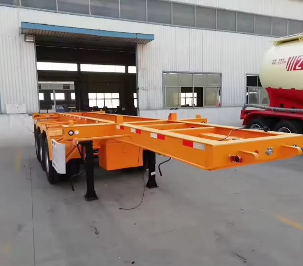 Three Semi-Trailer Designs for Smarter Fleet Procurement 2 2 3 Axle 20 Feet 40 Feet 45 Feet Steel Container Chassis Frame Trailer Light Weight 60T Max Payload Truck Trailer