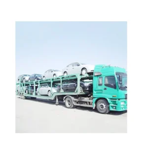 2 3 Axles Steel Car Carrier Semi Trailer