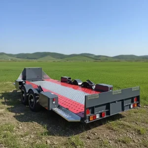 2 Axle 2500kg Carbon Steel Race Car Trailer Car Hauling and Transporter Trailer