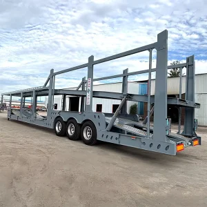 2 Axle 3 Axle Car Carrier Semi Trailer Transport 8 Cars Truck Trailer with Hydraulic Ramp