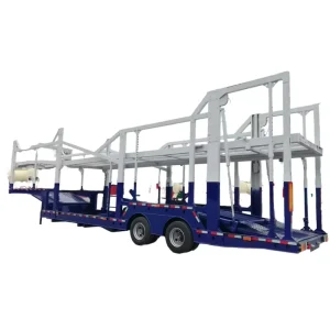 2 Axle Car Carrier Trailer for Transporting up to 10 Vehicles