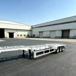 2 Axle New Vehicle 40ft Skeleton Trailer High-quality Heavy-duty Container Transportation Trailer