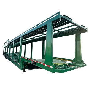 2 Axles Car Trailer Can Transport 10 Passenger Cars Heavy Duty Vehicle Transport Car Carrier Truck Trailer for Sale