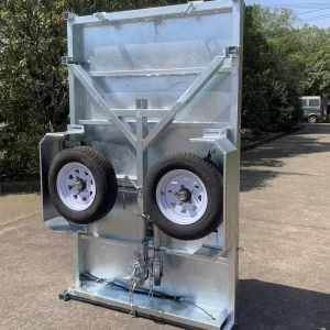2″ Hitch Coupler Light Weight Easy Folding Galvanized Utility Trailer