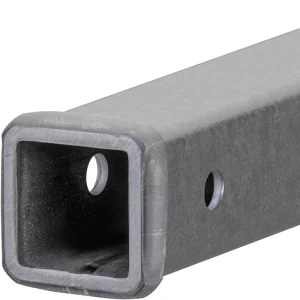 2-Inch X 6/9/12/24-Inch Weld-On Raw Steel Trailer Hitch Receiver Tube