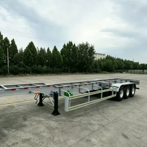 2-axle 12R22.5 New Car Skeleton Semi-trailer Container Transportation Customization Trailer