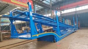 2 or 3 Axle Customized 6 8 Car Hydraulic Double Deck Car Carrier Semi Trailer