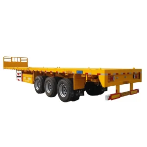 20 40 48 60Ft Extendable Lowbed Semi Trailer 50 Ton 3 Axle