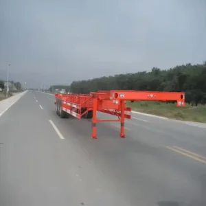 20 Foot 40 Foot Container Transporter Economical Skeleton Chassis 2 3 4 Axle Freight Semi Trailer 60T Truck Trailer