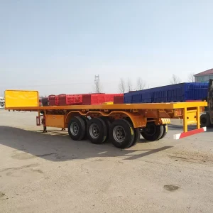 20ft 40ft 50ft 2 3 4 5 Axles Flatbed Semi Truck Trailers Flatbed Trailers