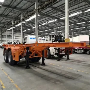 20ft & 40ft Container Transportation Skeleton 2/3/4 Axles Cargo Semi Truck Trailers
