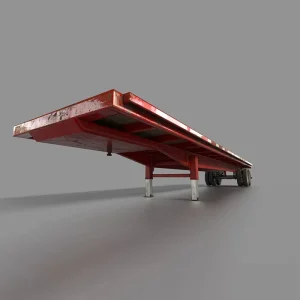 20ft Semi Trailer Removable Recovery Camion Vehiculo Remolque Cama Plana with Platform Semirremolque Plataforma