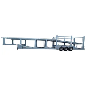 21 Meter 8 Carriage Double Decker Heavy Duty Semi Trailer with Mechanical Suspension Suitable for All Road Conditions