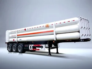 25.1m³ High Pressure CNG Tube Trailer 6 Tube Compressed Natural Gas Transport Semi Trailer