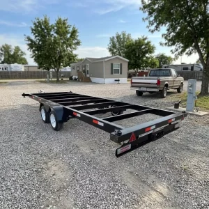 2500Kg Capacity Container Transport Trailer Colors Can Be Customized Utility Trailer