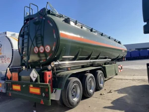 3 4 5 Axle Diesel Gasoline Oil Tanker Trailers with Large Capacity Fuel Tanks