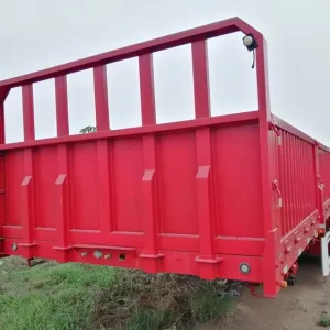 3 4 5 Axle Heavy Duty Semi Trailer 40 100T Loading Capacity for South America Transport