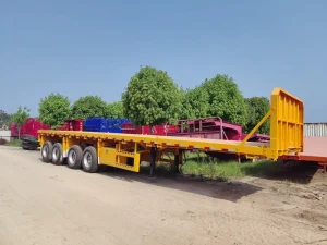 3/4/5 Axle Heavy Duty Semi Trailer 40-100T Loading Capacity for South America Transport