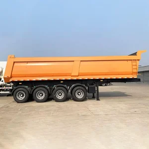 3/4/5 Axle Steel Dump Semi Trailers 40/60/70ton Rear Trailers Truck Dump Semi Tipper Trailer Transportation