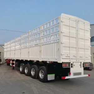 3 4 5axles Trailer 20 50 Tons Truck Semi Trailer