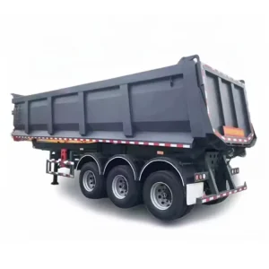 3 4 Axle U Shape Tipping Rear 50 60 80 Ton Hydraulic Tipper Dump Semi Truck Trailer