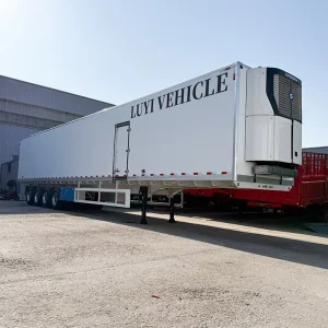 3-Axis / 4-Axis Flatbed Semi Trailer for Container Transport