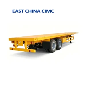 3 Axle 20ft 30 Ton Container Flatbed Trailer for Transportation