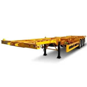 3 Axle 20ft 40ft Skeletal Container Chassis Skeleton Semi Trailer for Container Transport