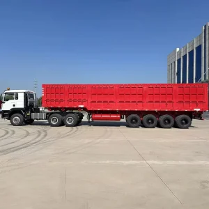 3 Axle 4 Axle 40 Cubic 40cbm Tipper Hydraulic Heavy Duty Rear Dump Tipping Trailer